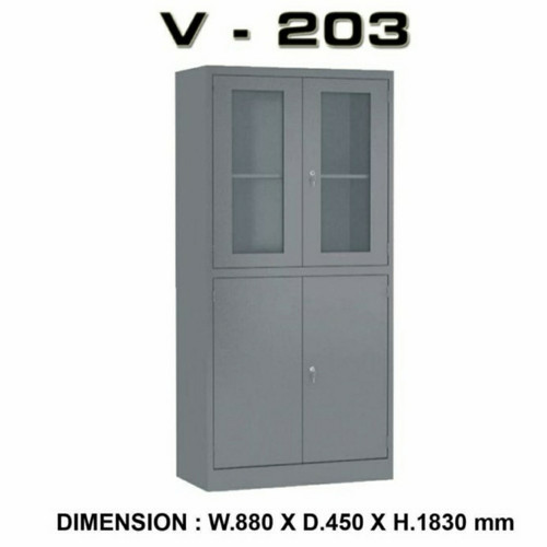 [EZO.7400375] Lemari Arsip Vip pintu Kombinasi V -203 free ongkir Wilayah jaktang
