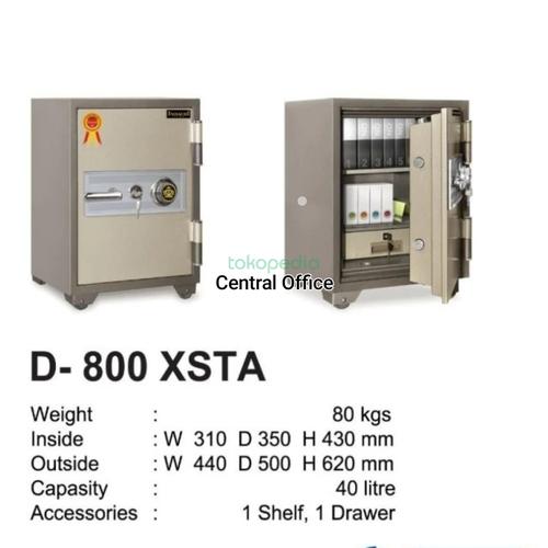 [EZO.7400405] Brankas -BRANKAS Indachi D-800 XSTA free ongkir Wilayah Jatadebek