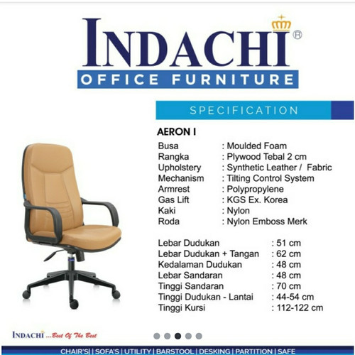[EZO.7400490] Kursi kantor-Direktur inco Aeron I free ongkir untuk Wilayah Jatadebek