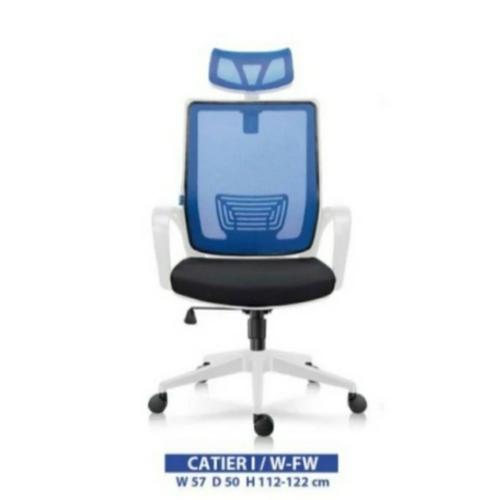 [EZO.7400503] kursi kantor Catier I white free ongkir untuk Wilayah Jatadebek