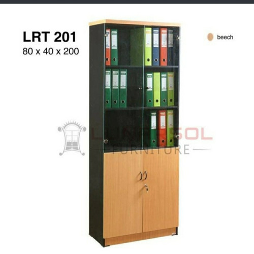 [EZO.7400522] Lemari Arsip Pintu kaca Lunar-201 free ongkir wilayah jatadebek