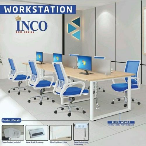 [EZO.7400550] Meja kantor-Kerja by Indachi Inco WS-6P free ongkir wilayah jatadebek