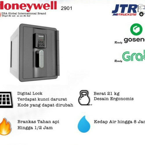 [EZO.7400616] Brankas Honeywell 2901 anti api dan air