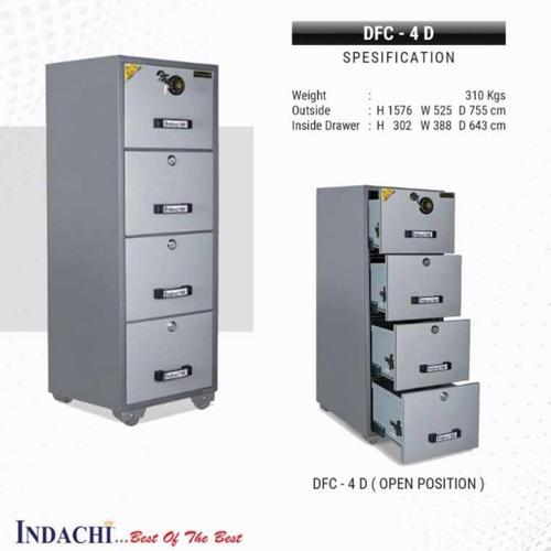 [EZO.7400693] Filing Cabinet anti api Indachi DFC-4D free ongkir Jatabek
