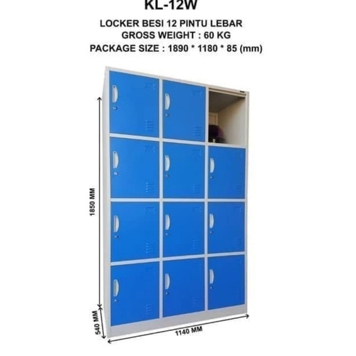 [EZO.7400782] Locker Kozure KL-12W free ongkir wilayah jatadebek