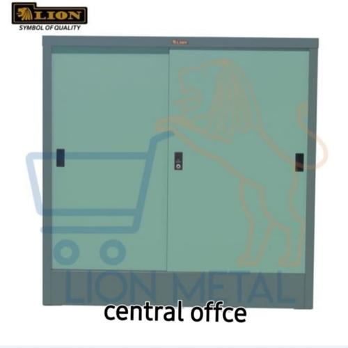 [EZO.7400802] Lemari Arsip Lion L-31 sliding Metal free ongkir wilayah Jakarta