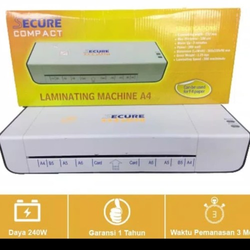 [EZO.7400898] Laminating Secure compact A4 harga Promo