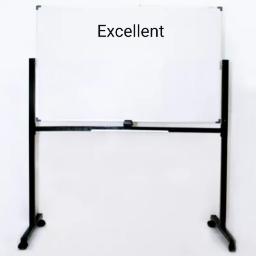 [EZO.7400974] White board Papan Tulis uk 120x180 kaki free ongkir untuk Wilayah Dki