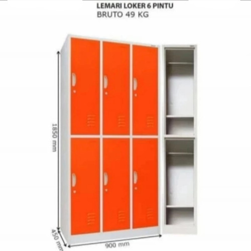 [EZO.7400983] Locker-Loker Kozure KL-6W free ongkir untuk Wilayah Jatadebek