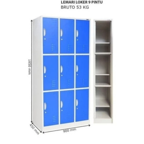 [EZO.7401006] LOCKER kozure kL-9 fee ONGKIR UNTUK WILAYAH DKI JAKARTA