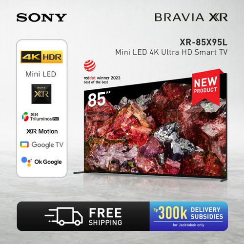 SONY Bravia LED X95L 4K HDR Google TV 85 Inch XR-85X95L