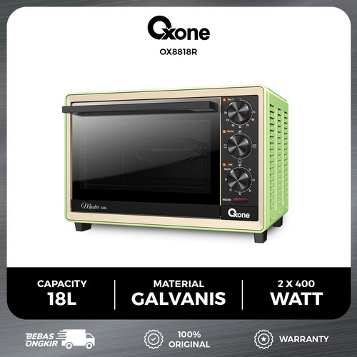 [EZO.4700105] Oxone OX8818R Oven Listrik Toaster Stainless Steel