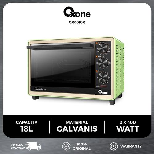 [EZO.4700105] Oxone OX8818R Oven Listrik Toaster Stainless Steel