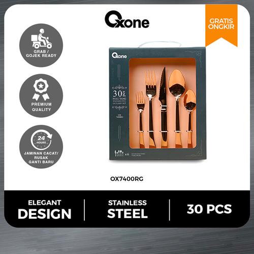 [EZO.4700108] Oxone OX7400 Stainless Steel Cutlery Set Spoon - Gold