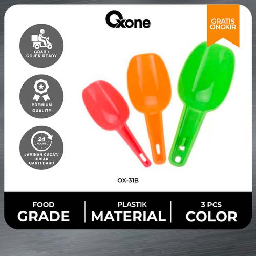 [EZO.4700127] Oxone OX31B Nesting Scoop Sendok Sekop Makanan Berkualitas