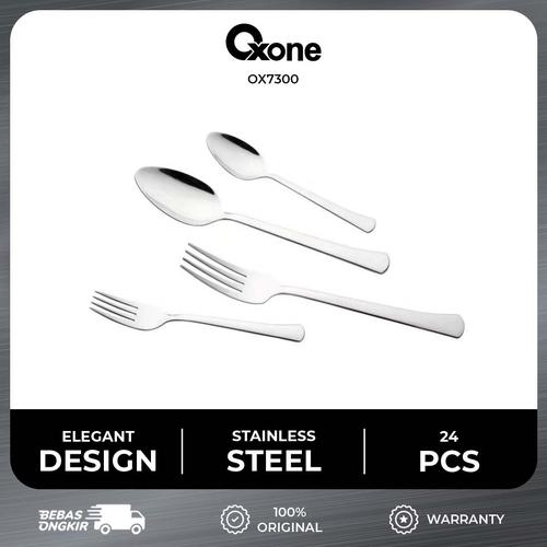 [EZO.4700148] Oxone OX7300 Sendok Makan Set Stainless Steel 4 pcs Berkualitas - OX7300