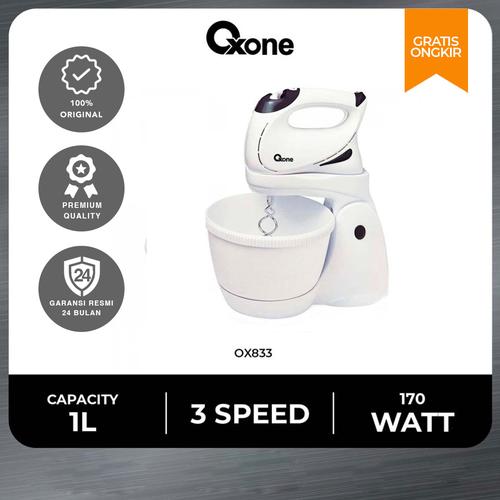 [EZO.4700153] Oxone OX-833 Mixer Bowl Turbo Power | Pengaduk pengocok telur