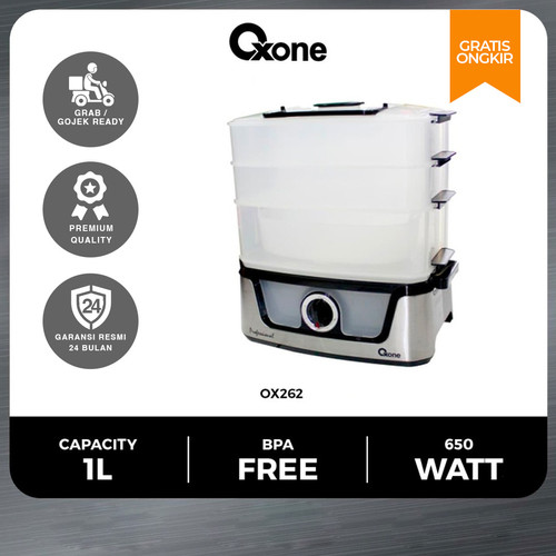 [EZO.4700177] Oxone OX262 Pengukus Makanan Food Steamer Stainless Steel Premium