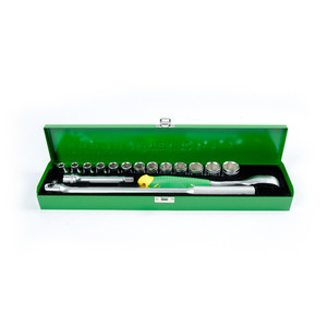 [EZM.4600231] TKR 1/2" DR. SOCKET SET 6 PT 8 - 24 MM (SM) 17 PCS