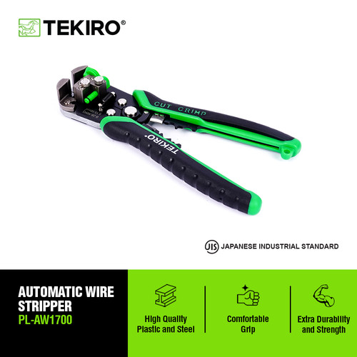 [EZM.4600617] TEKIRO AUTOMATIC WIRE STRIPPER - TANG PENGUPAS/CRIMPING KABEL OTOMATIS