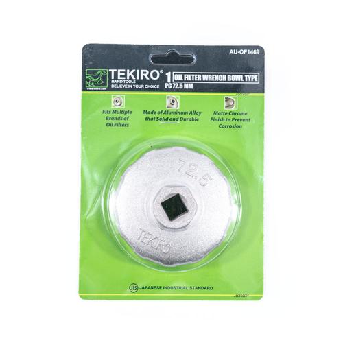 [EZM.4600789] TEKIRO KUNCI OIL FILTER (BOWL TYPE) 72.5 MM / KUNCI OLI FILTER MANGKOK