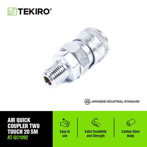 [EZM.4600909] Tekiro Air Quick Coupler Two Touch 20 Sm /Coupler  / Tools - Alat Perkakas