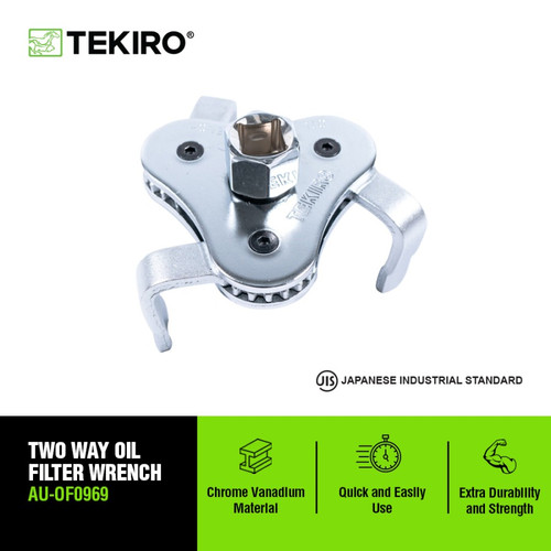 [EZM.4600922] Tekiro 2 Way Oil Filter Wrench /Kunci Oli Filter 2 Way / Filter 2 Way / Tools - Alat Perkakas