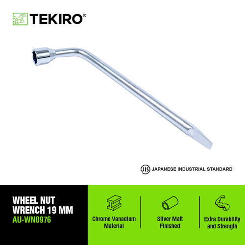 [EZM.4600930] Tekiro Wheel Nut Wrench 19 Mm / Kunci Roda L / Tools - Alat Perkakas