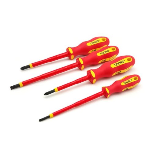 [EZM.4601043] Tekiro Obeng Listrik Set 8 Pcs /Obeng Listrik Set / Tools - Alat Perkakas