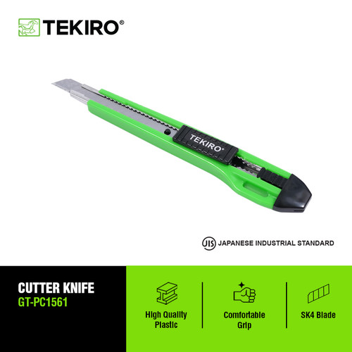 [EZM.4601134] TEKIRO Pisau Cutter Kecil 9 Mm / Carter / Tools - Alat Perkakas Peralatan