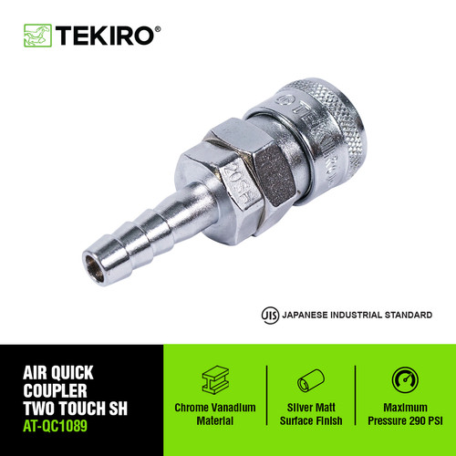 [EZM.4601602] TEKIRO Air Quick Coupler Two Touch 20 Sh /Coupler