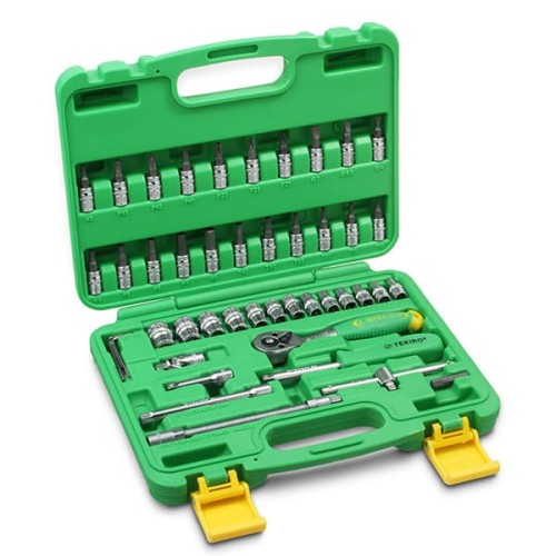 [EZM.4601311] Tekiro 1/4 Inch Socket Set Plastik 46 Pcs /Kunci Sock Set / Socket Set / Tools - Alat Perkakas