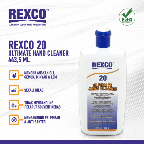 [EZM.4601344] Rexco 20 Sabun Cuci Tangan (Hand Cleaner) 443.5 Ml