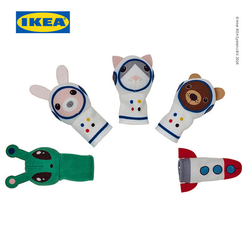 [EZO.0500965] IKEA AFTONSPARV Boneka Jari Set Isi 5pcs