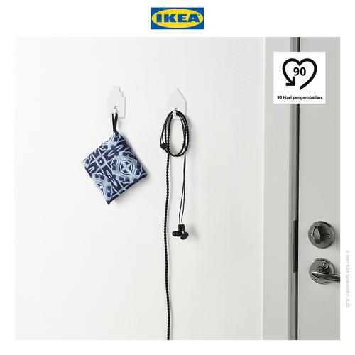 [EZO.0500980] IKEA TIPPVAGN Pengait Gantungan Kunci dengan Lem Isi 2Pcs