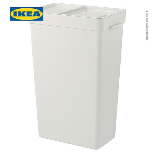 [EZO.0500984] IKEA HALLBAR Tempat Sampah dengan Tutup Kapasitas 35 L