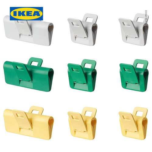 [EZO.0500999] IKEA ORINGABBORRE Klip Penutup Serbaguna Aneka Warna Set Isi 9pcs