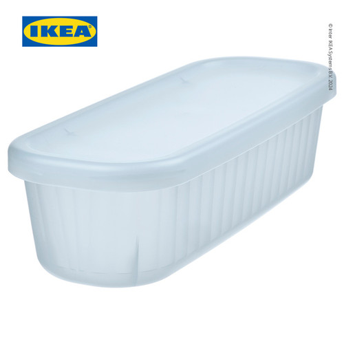 [EZO.0501000] IKEA RYKTA Kotak Penyimpanan Dengan Penutup 0.5L / 9x24x7 cm