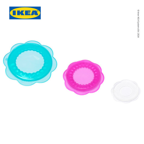 [EZO.0501004] IKEA OVERMATT Penutup Makanan Silikon Serbaguna Set Isi 3pcs