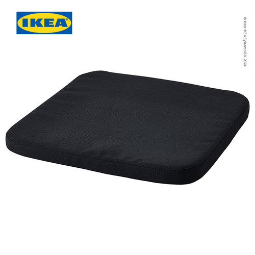 [EZO.0501016] IKEA STAGGSTARR Alas Kursi / Tempat Duduk Hitam 36x36x2.5 cm