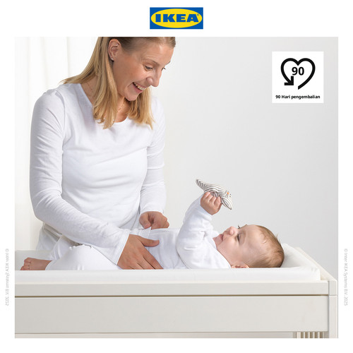 [EZO.0501031] IKEA VADRA Alas Busa Ganti Popok Bayi 48x74 cm