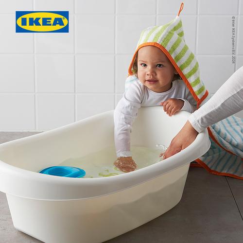 [EZO.0501035] IKEA LATTSAM Tempat Mandi Bayi Putih/Hijau