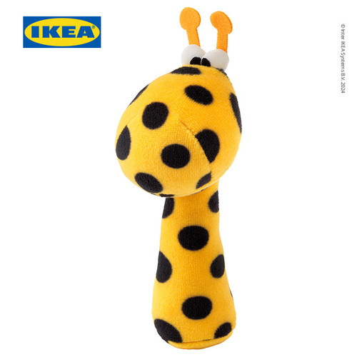 [EZO.0501046] IKEA KLAPPA Mainan Jerapah Kerincing Bayi Kuning