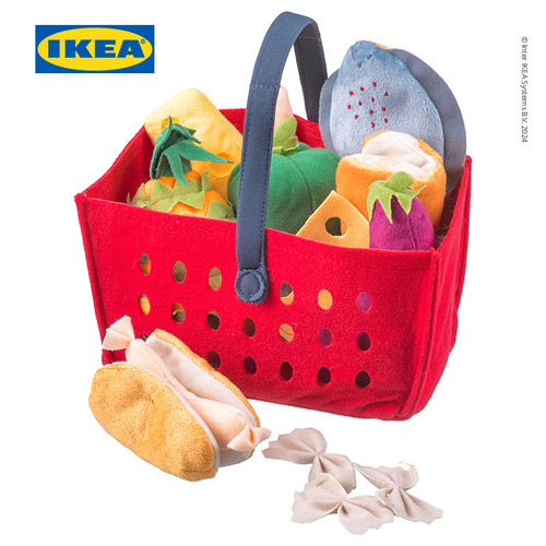 [EZO.0501052] IKEA LATSAS Boneka Keranjang Belanja Set Isi 12pcs