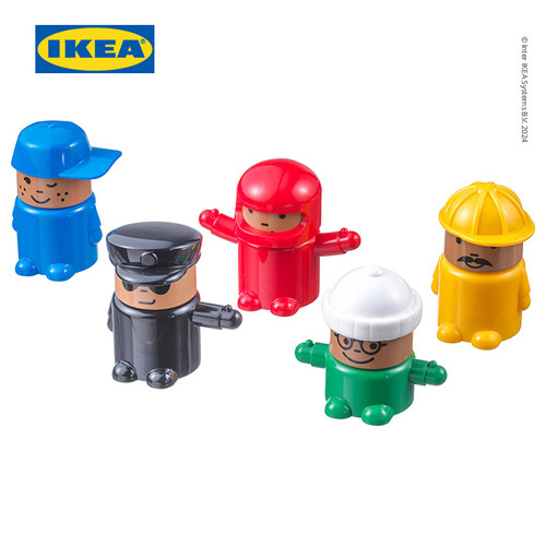 [EZO.0501064] IKEA LILLABO Mainan Figur Set Isi 5pcs