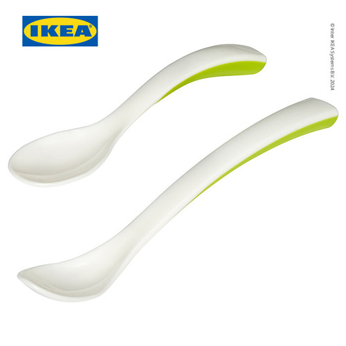 [EZO.0501066] IKEA BORJA Sendok Makan dan Sendok Bayi Set Isi 2pcs