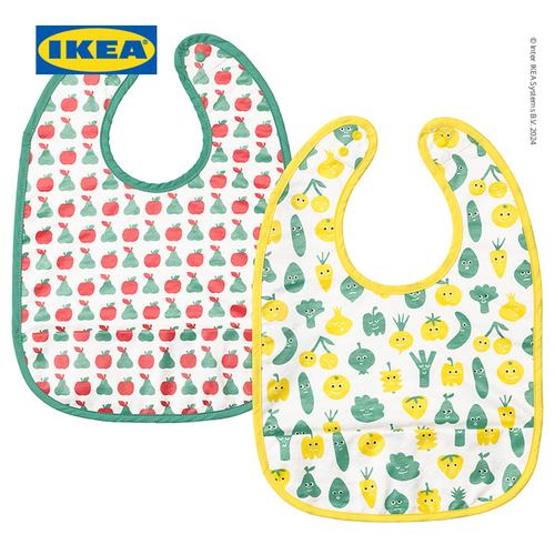 [EZO.0501073] IKEA MATVRA Kain Celemek Bayi Pola Buah Isi 2pcs