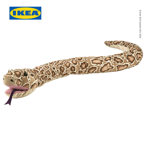[EZO.0501075] IKEA DJUNGELSKOG Boneka Tangan Ular Phyton Birma