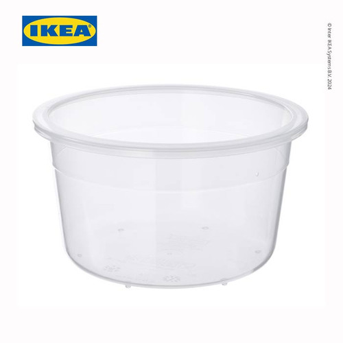 [EZO.0501086] IKEA 365+ Tempat Makanan Tanpa Tutup Plastik Bulat 750mL