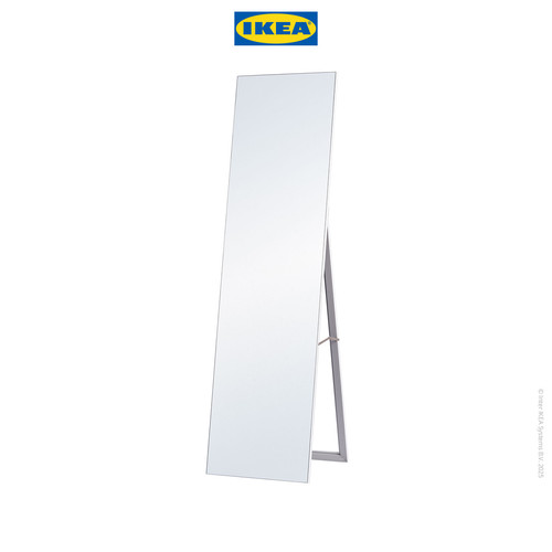 [EZO.0501089] IKEA Metro Cermin Badan / Kaca Minimalis Hitam 40x150 cm